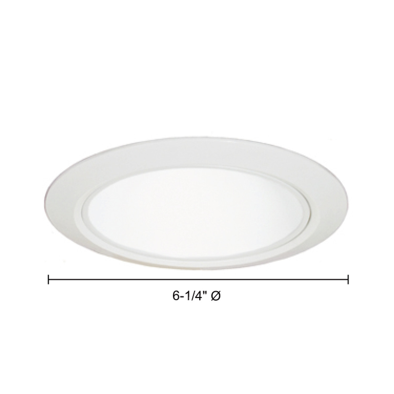 JESCO Lighting RLT-403-145-T-WH 4" Standard Reflector Trim, White