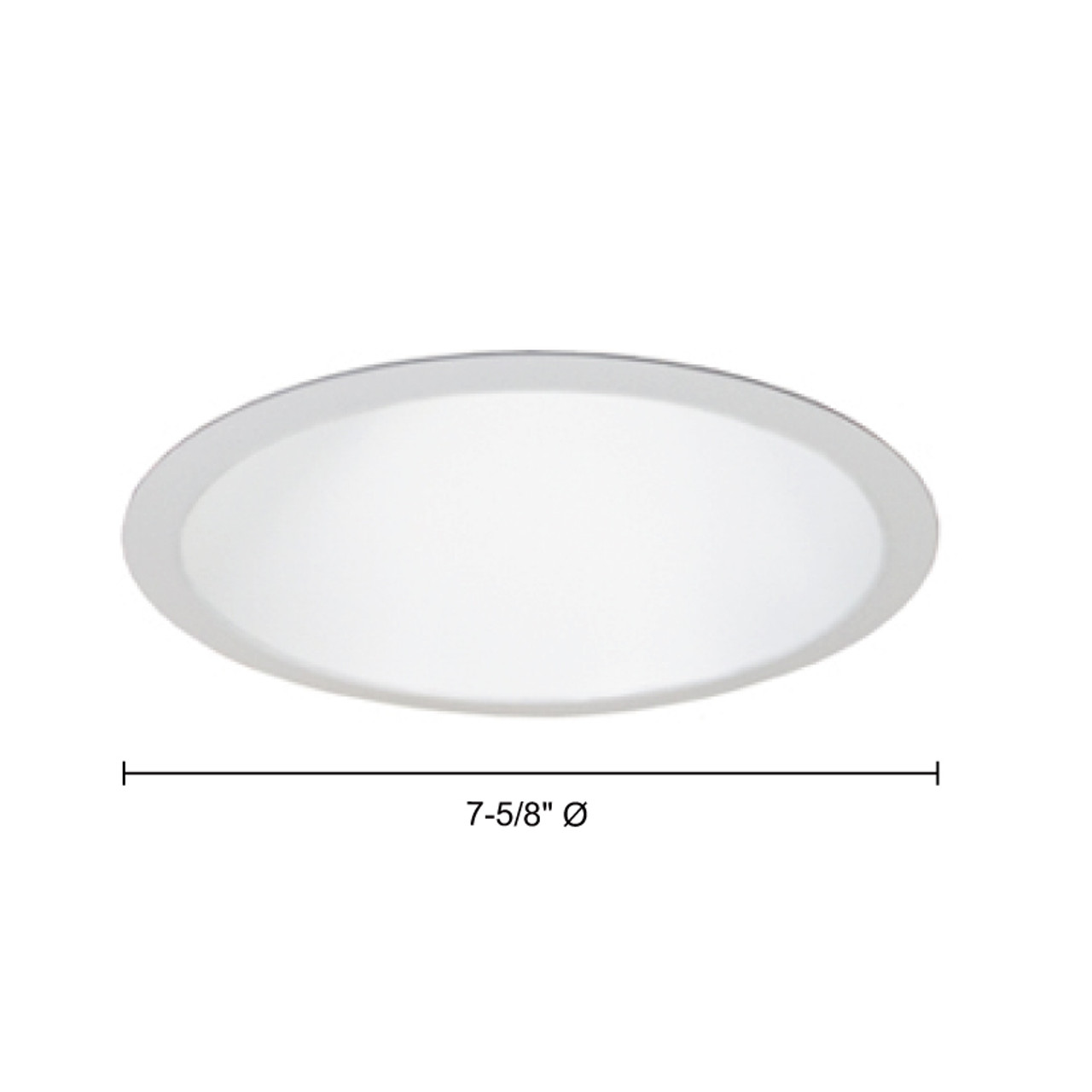 JESCO Lighting RLT-603-199-T-WH 6" Standard Self Flange Trim, White