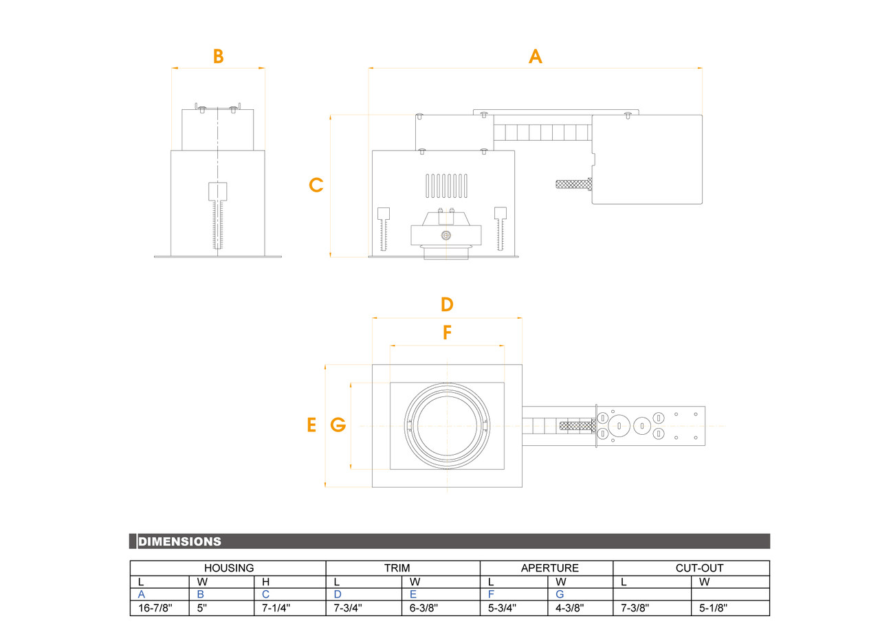 JESCO Lighting MGRP20-1WB One-Light Double Gimbal Recessed Fixture Line Voltage , White Trim/Black Gimbal/Black Interior