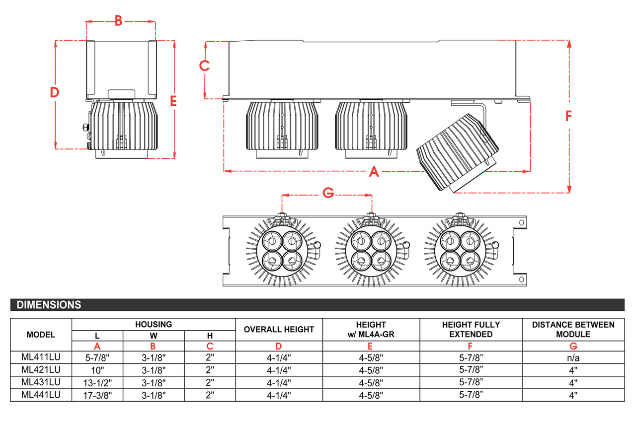 JESCO Lighting ML411LU101230W 1-Light Linear 120V LED Unit, White with Aluminum heat sink, 3000K JESCO Lighting ML411LU101230W 1-Light Linear 120V LED Unit, White with Aluminum heat sink, 3000K