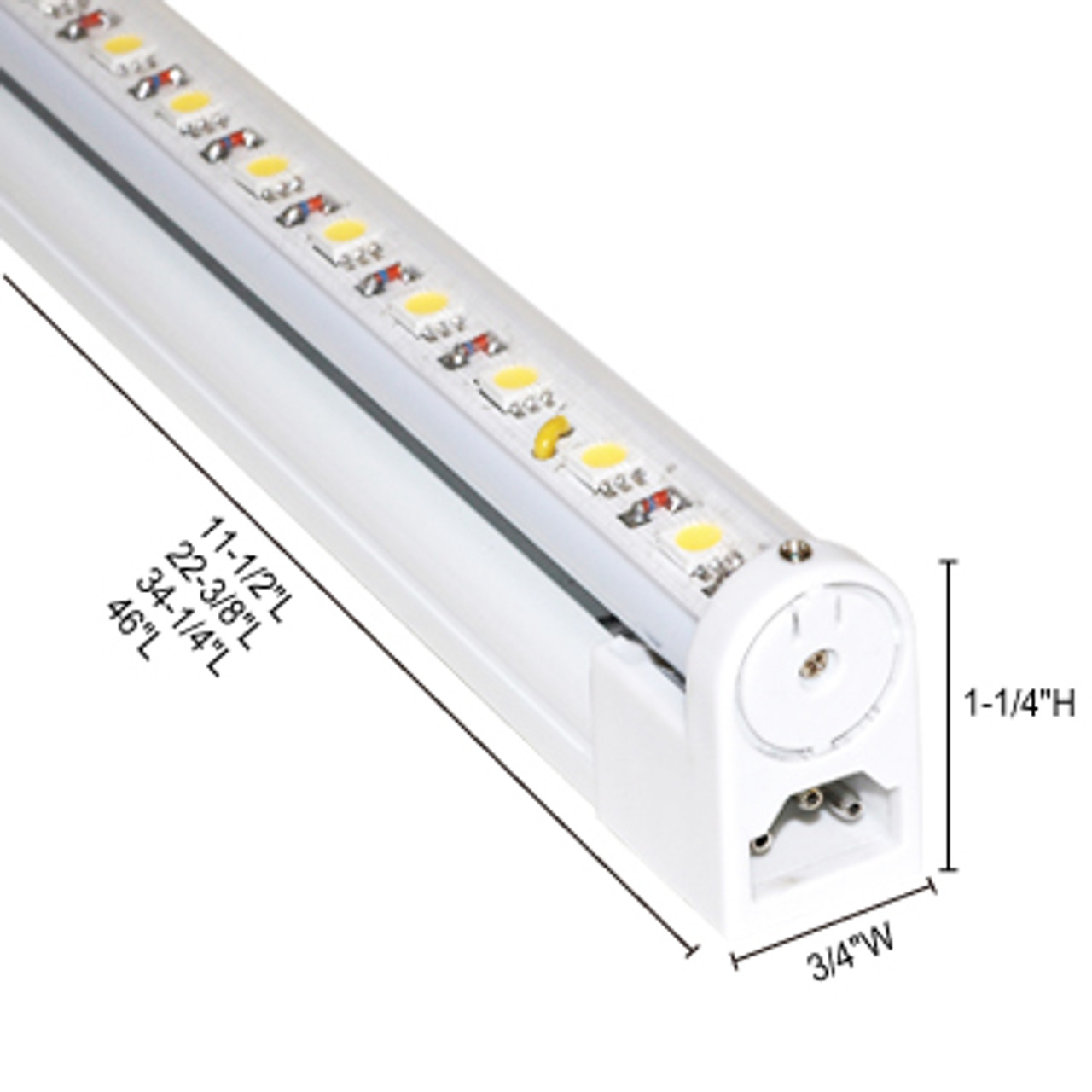 JESCO Lighting S201-12/40 S201 12?ö LED Sleek Plus S201 Adjustable Linkable, 4000K, White