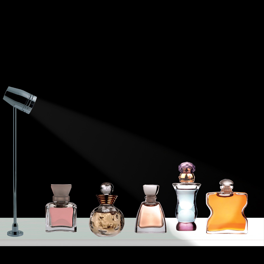 JESCO Lighting SP201LEDS0630CH 1.2W SP 201 - TITO - Adjustable LED Spot with Straight Stem , 3000K, Chrome