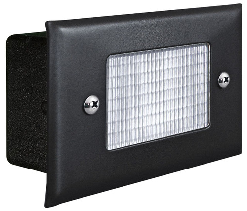 DABMAR LIGHTING LV618-B Cast Aluminum Recessed Open Face Brick/Step/Wall Light, Black