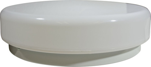 DABMAR LIGHTING D6325 Surface Mounted Drum Ceiling Fixture, White