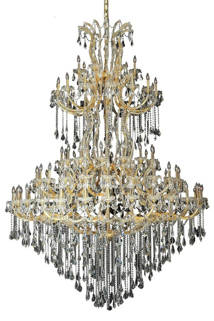ELEGANT LIGHTING 2801G96G/RC  Maria Theresa 85-Light Foyer/Hallway, Gold