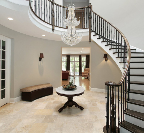ELEGANT LIGHTING 8949G36C/RC  Corona 36-Light Foyer/Hallway, Chrome