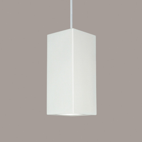 A19 Lighting P1802-BCC 1-Light Gran Timor Pendant: Bisque (Black Cord & Canopy)