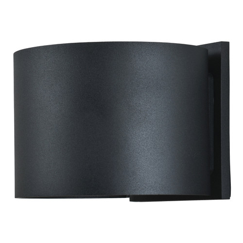 ACCESS LIGHTING 20399LEDMGRND-BL Curve 2-Light Marine Grade Wet Location Wall Fixture, Black