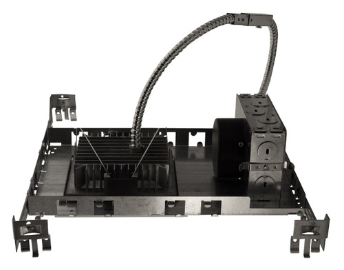 NICOR LIGHTING DLQ5-10-120-3K-WH 5 inch Square New Construction Downlight Kit in 3000K