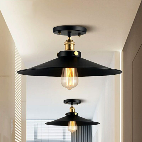 WAREHOUSE OF TIFFANY LD4016 Candice 1-light Black Edison Lamp with Bulb