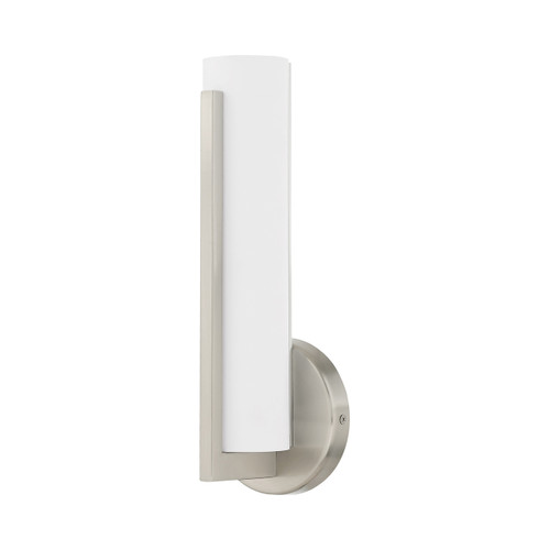 LIVEX LIGHTING 10351-91 10W LED Brushed Nickel ADA Wall Sconce