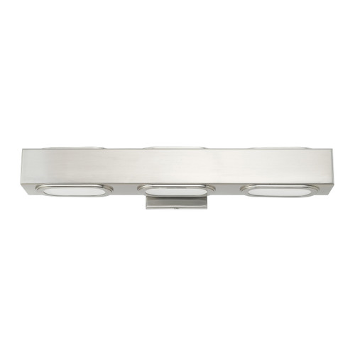 LIVEX LIGHTING 14853-91 Kimball ADA Bath Vanity, Brushed Nickel