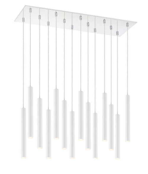 Z-LITE 917MP12-WH-LED-14LCH 14 Light Island/Billiard