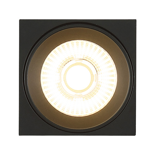 ACCESS LIGHTING 50011LEDD-BL/CLR Transformer 120-277v Adjustable Dimmable LED Flush Mount with Mounting Plate