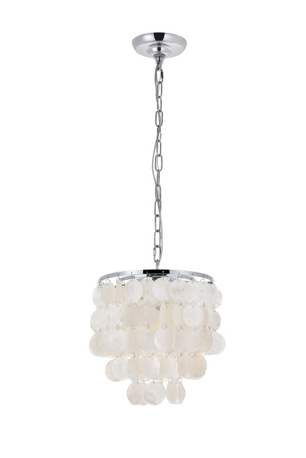 Living District LD5050D10C Selene 1 light Chrome Pendant