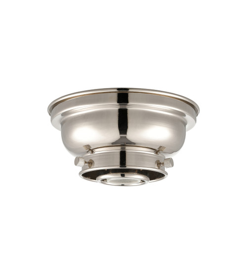 INNOVATIONS LIGHTING 623-1F-PN-G182S-LED Small Canton 1 Light Flush Mount, Polished Nickel