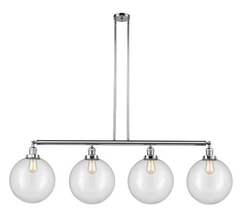 INNOVATIONS LIGHTING 214-PC-G202-12 XX-Large Beacon 3 Light Island Light, Polished Chrome