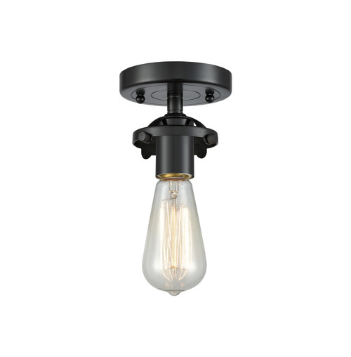 INNOVATIONS LIGHTING 284-1C-OB-G201-12-LED Nouveau 1-Light Semi-Flush Mount, Oil Rubbed Bronze
