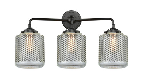 INNOVATIONS LIGHTING 284-3W-OB-G262 Stanton 3 Light Bath Vanity Light, Oil Rubbed Bronze