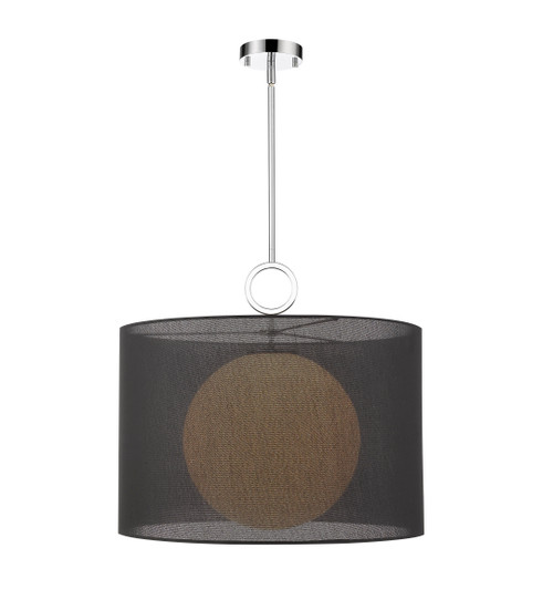 Z-LITE 194-24BK-C 1 Light Pendant,Chrome