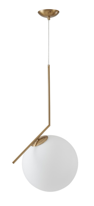 BETHEL INTERNATIONAL DU73L 1-Light Single Pendant Lighting,Gold