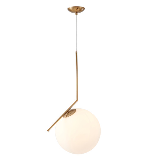 BETHEL INTERNATIONAL DU73L 1-Light Single Pendant Lighting,Gold