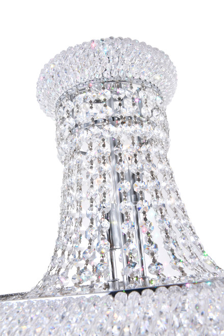 CWI LIGHTING 8001P18C 8 Light Down Chandelier with Chrome finish