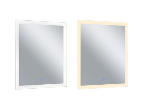 CWI LIGHTING 1233W32-40 Rectangle Matte White LED 32 in. Mirror From our Abigail Collection