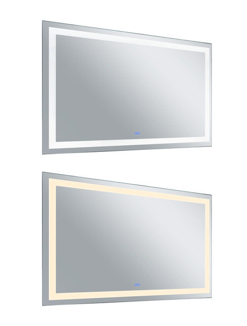 CWI LIGHTING 1232W70-36-A Rectangle Matte White LED 70 in. Mirror From our Abril Collection