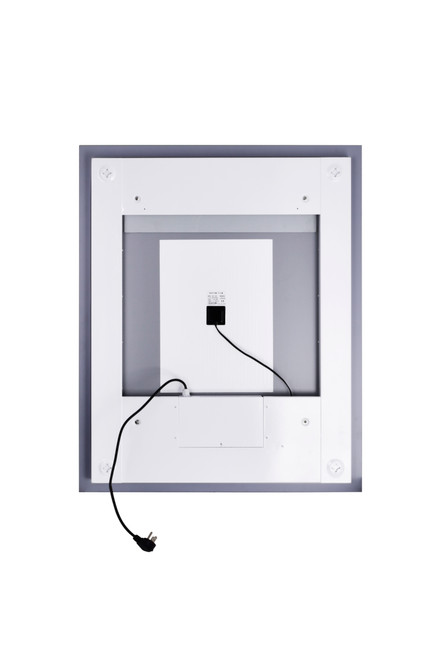 CWI LIGHTING 1232W36-36-A Square Matte White LED 36 in. Mirror From our Abril Collection