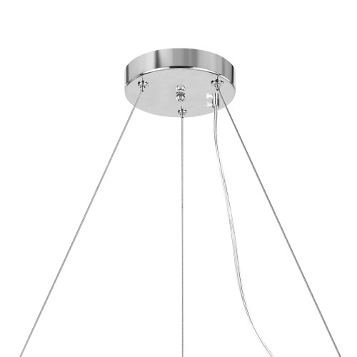 CWI LIGHTING 1057P32-12-601 12 Light Chandelier with Chrome Finish