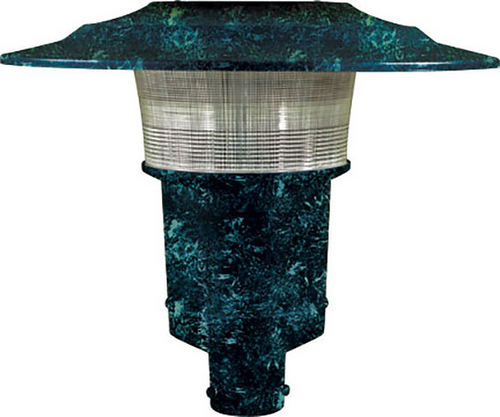 DABMAR LIGHTING GM655-LED20-VG LARGE POST TOP FIXTURE 20W LED 120V-277V, Verde Green DABMAR LIGHTING GM655-LED20-VG LARGE POST TOP FIXTURE 20W LED 120V-277V, Verde Green