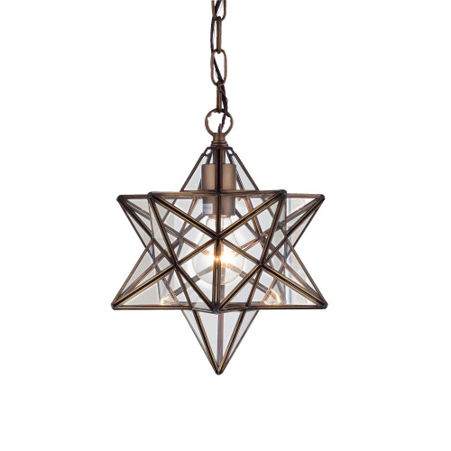 WAREHOUSE OF TIFFANY'S RL8198AB Minkar 14 in. 1-Light Indoor Bronze Finish Pendant Lamp with Light Kit WAREHOUSE OF TIFFANY'S RL8198AB Minkar 14 in. 1-Light Indoor Bronze Finish Pendant Lamp with Light Kit