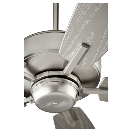 QUORUM INTERNATIONAL 17052-65 Breeze Patio Patio Fan, Satin Nickel