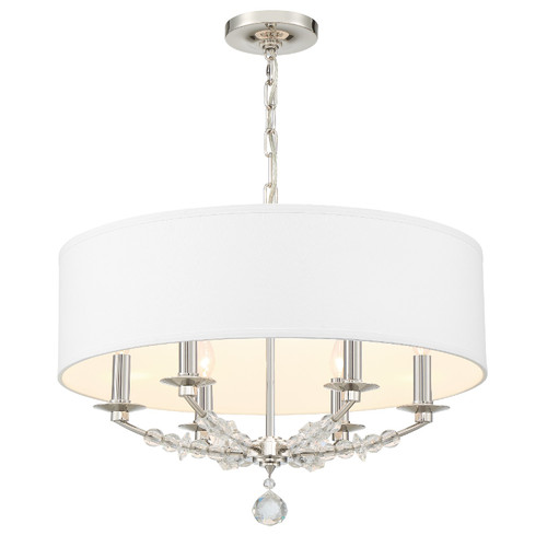 CRYSTORAMA 8016-PN Mirage 6 Light Polished Nickel Chandelier