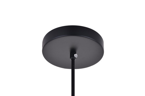 Living District LD2419BK Miya 1 Light Black Pendant