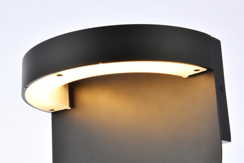 LIVING DISTRICT LDOD4031BK Raine Integrated LED wall sconce  in black