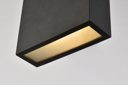 LIVING DISTRICT LDOD4023BK Raine Integrated LED wall sconce  in black