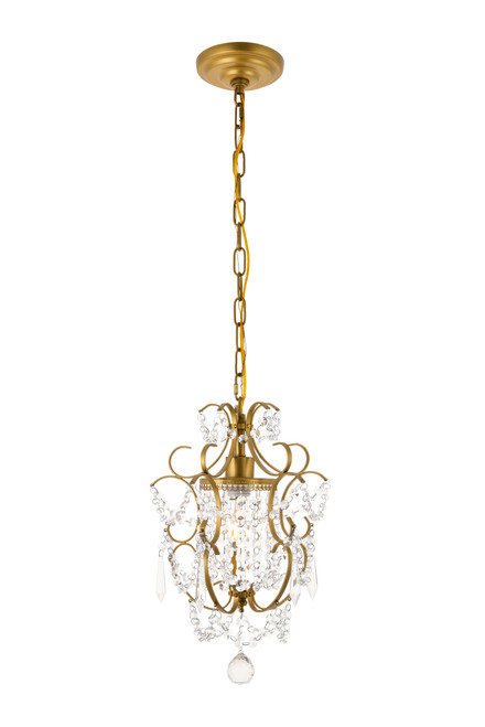 Living District LD5017D11BR Kirin 1 Light brass Pendant