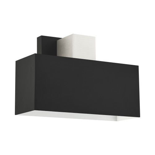 LIVEX LIGHTING 22423-04 Lynx 1 Lt Black Outdoor ADA Wall Sconce