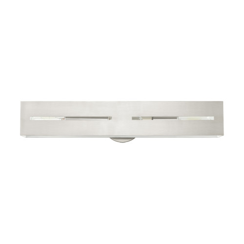 LIVEX LIGHTING 16683-91 Soma 3 Lt Brushed Nickel ADA Vanity Sconce