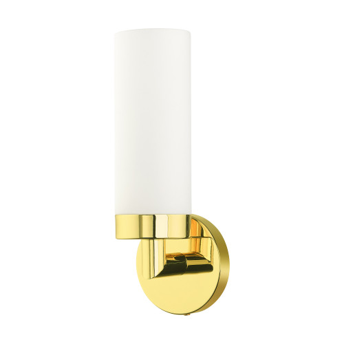 LIVEX LIGHTING 15071-02 1 Light Polished Brass ADA Single Sconce