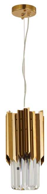 BETHEL INTERNATIONAL MU49P6G 1-Light Single Pendant Lighting,Gold