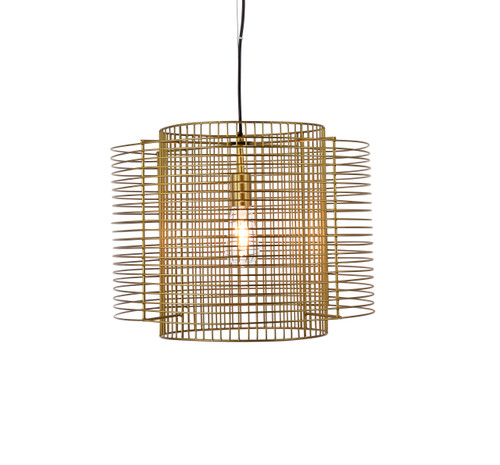 Living District LD2344BR Deleon 1 light brass pendant