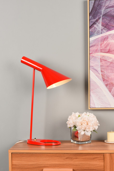 Living District LD2364RED Juniper 1 light red table lamp