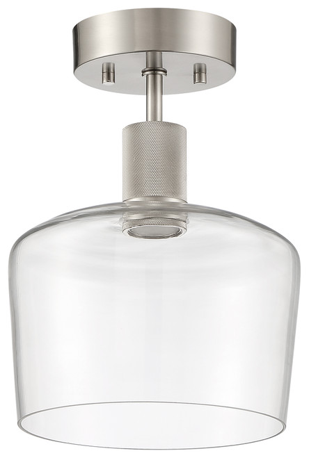 ACCESS LIGHTING 63147LEDD-BS/CLR Chardonnay LED Semi-Flush Brushed Steel