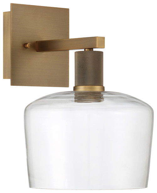 ACCESS LIGHTING 63144LEDD-ABB/CLR Chardonnay LED Wall Sconce Antique Brushed Brass