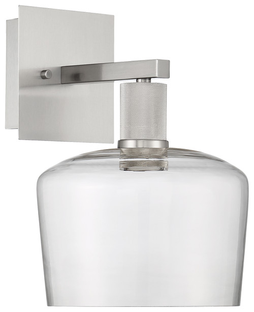 ACCESS LIGHTING 63144LEDD-BS/CLR Chardonnay LED Wall Sconce Brushed Steel