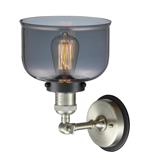 INNOVATIONS LIGHTING 203SN-BPBK-HRBK-G73 Large Bell 1 Light Mixed Metals Sconce