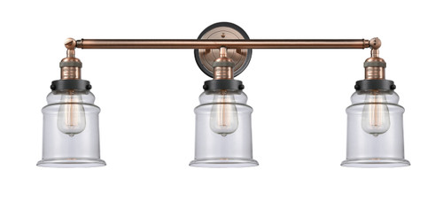 INNOVATIONS LIGHTING 205AC-BPBK-HRBK-G182 Canton 3 Light Bath Vanity Light
